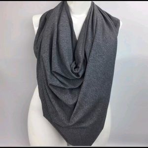 Lululemon sage scarf in charcoal grey